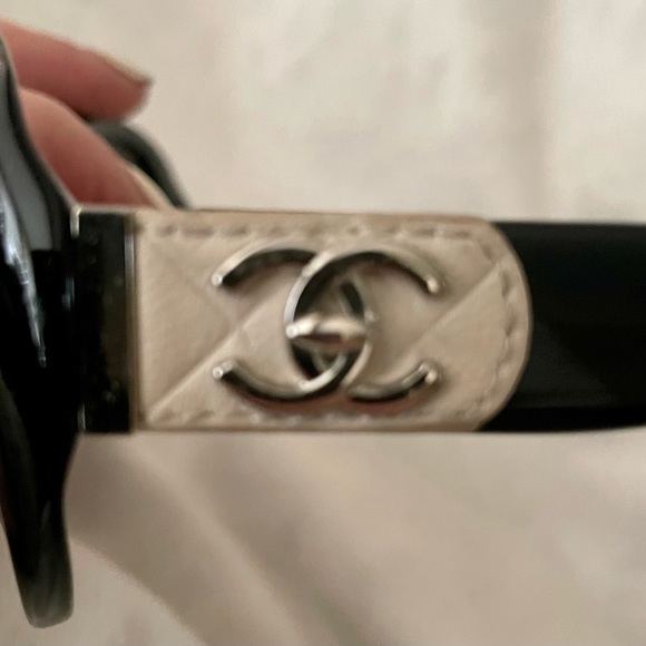 EUC BLACK CHANEL ACETATE CC TURNLOCK SUNGLASSES 5234-Q Acetate CC - Picture 4 of 15